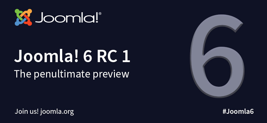 Joomla 6.0 Release Candidate 1